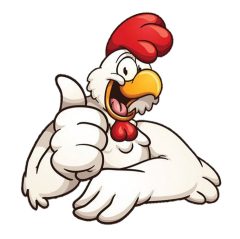 Gevulde kip in braadzak